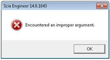 [Execution] Error message: Encountered an improper argument..